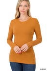 Fitted Round Neck Top