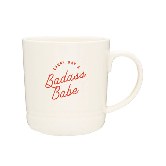 Badass Babe Ceramic Coffee Mug - Storm and Sky Shoppe