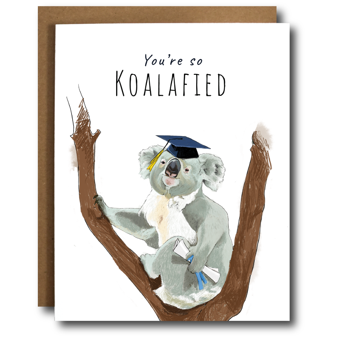 Koalafied Graduation Card - Storm And Sky