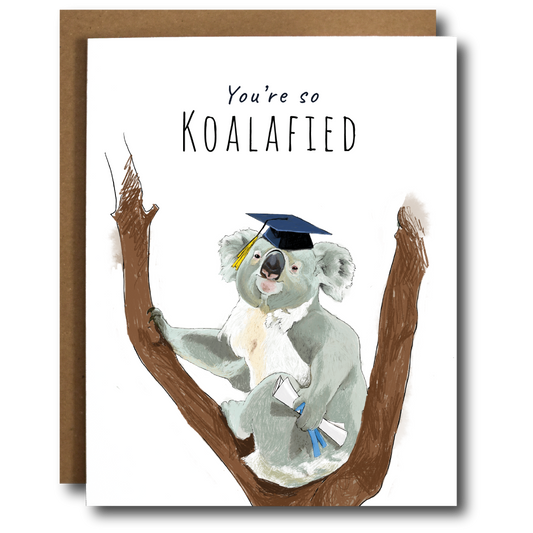 Koalafied Graduation Card - Storm And Sky