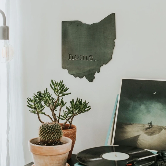 Ohio Home. Sign - Storm and Sky Shoppe - Keystone Steel Co.