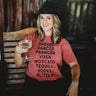 Reindeer Drinking Christmas Shirt