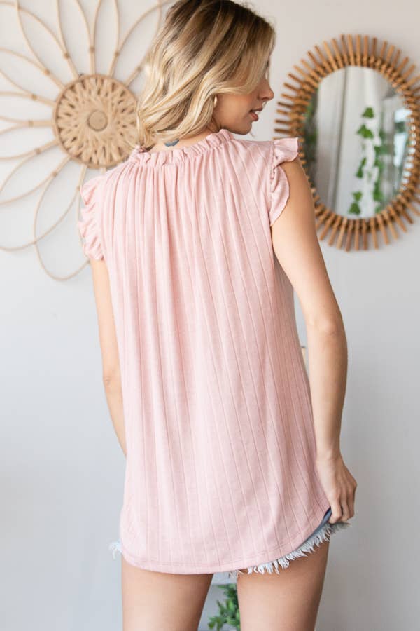 Vintage Blush Top - Storm and Sky Shoppe - 7th Ray