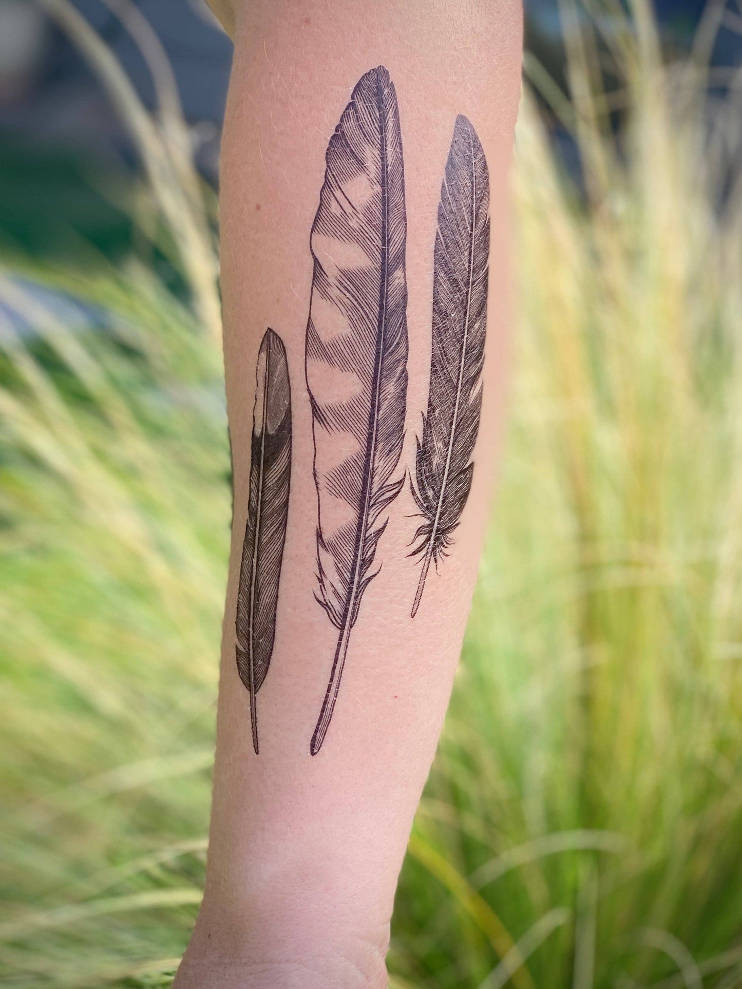 Feather Finds Temporary Tattoo - Storm and Sky Shoppe