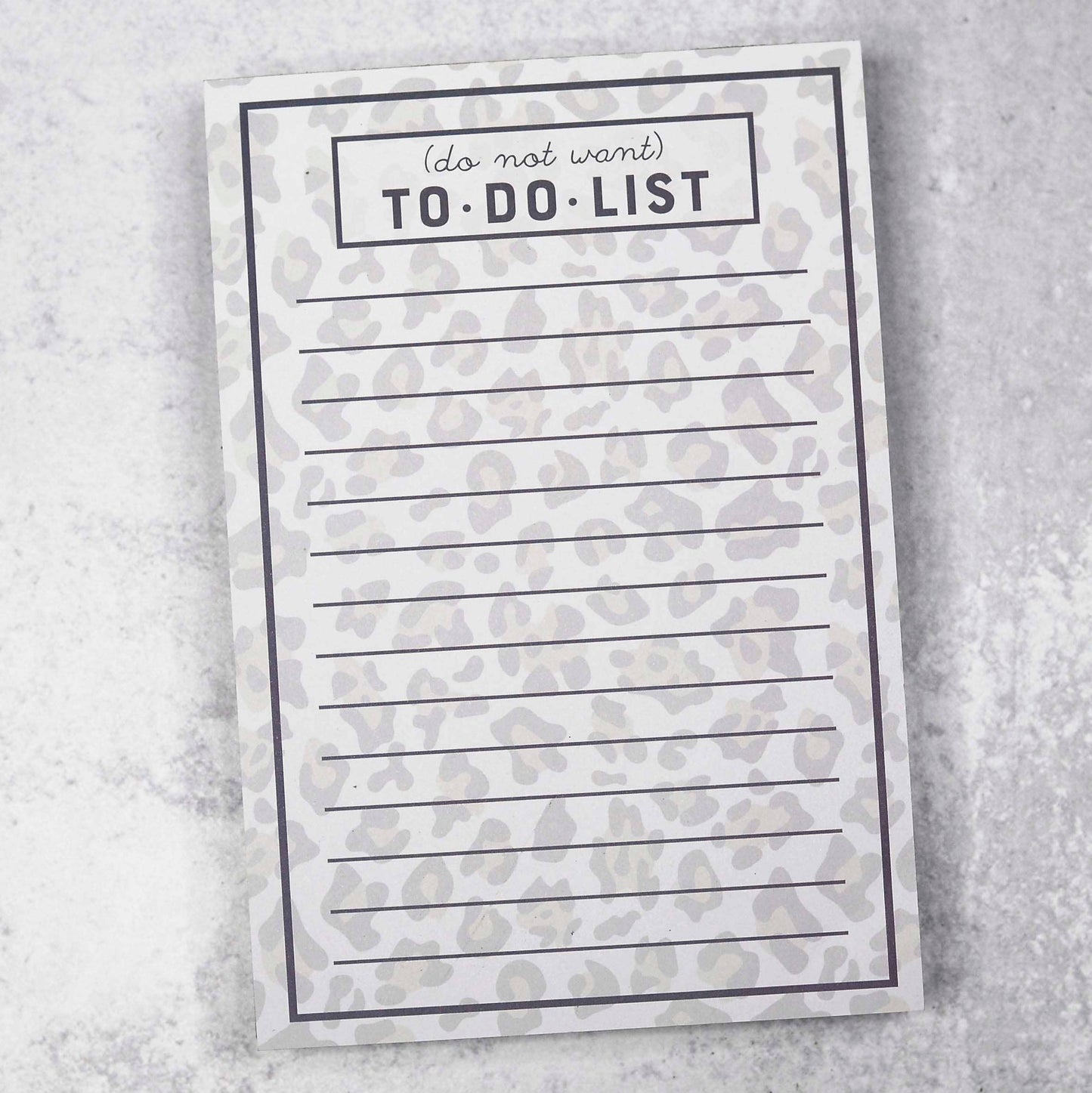 Do Not Want To Do List Notepad - Storm and Sky Shoppe - Mugsby
