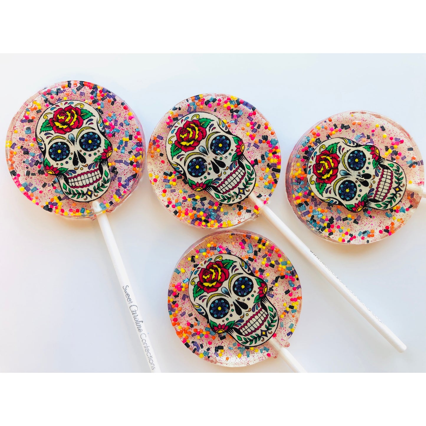 Dia de Los Muertos Lollipops- Passion Fruit Flavor - Storm and Sky Shoppe