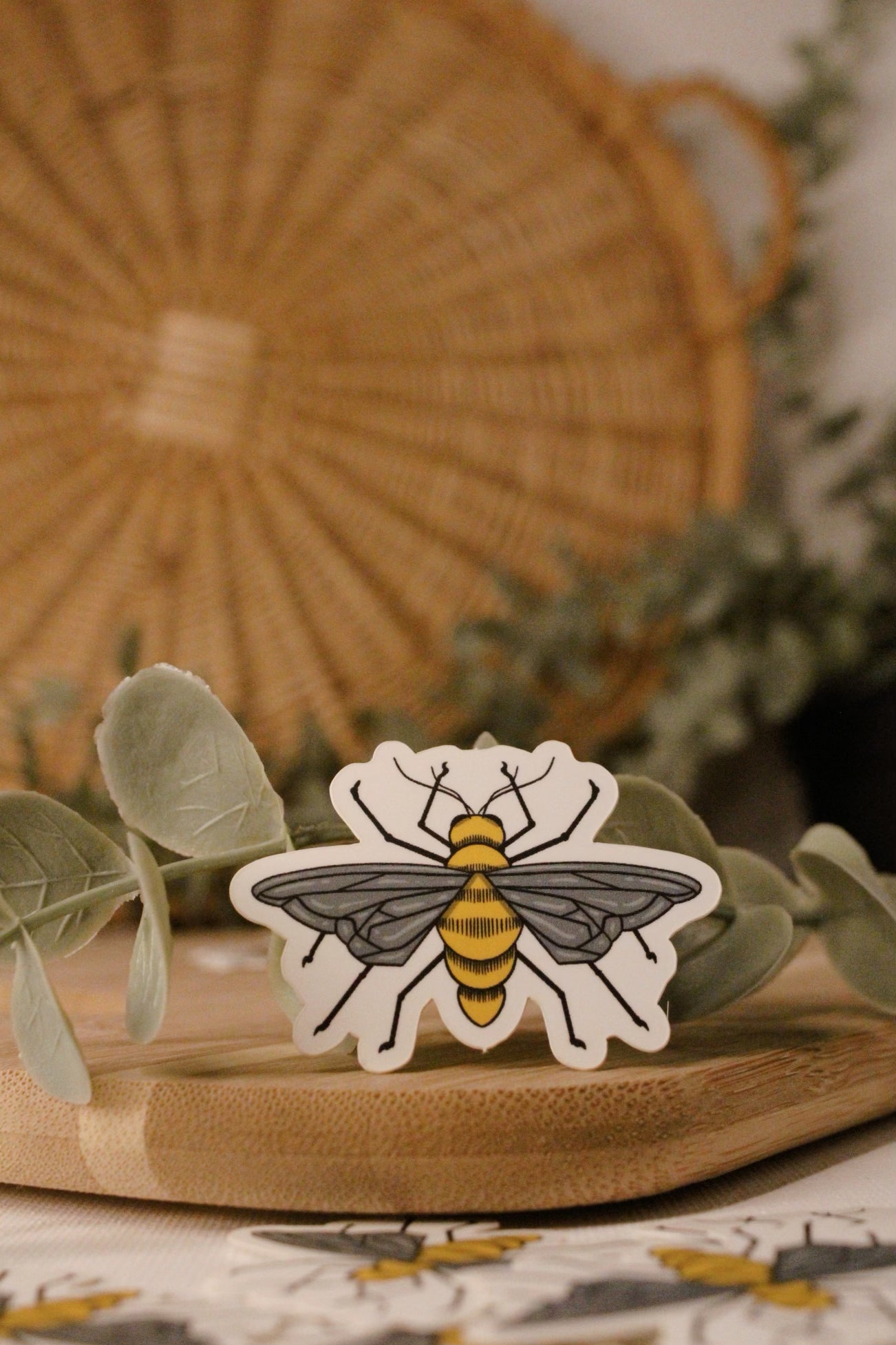Mini Bumblebee Sticker - Storm and Sky Shoppe
