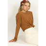 Girl Next Door Oversized Long-Sleeve Tee — Final Sale