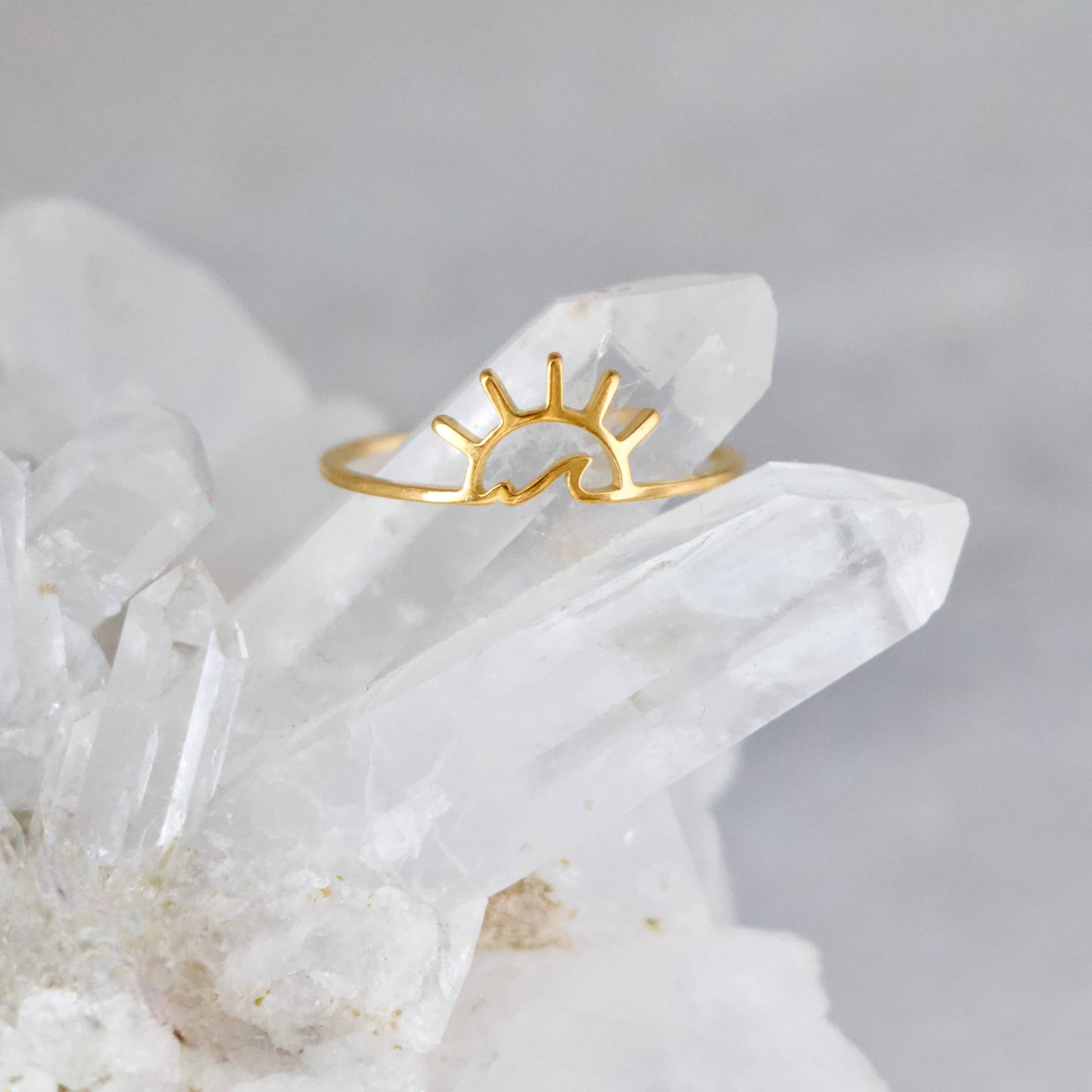 Ocean Sunset Ring -  Tarnish Free - Storm and Sky Shoppe