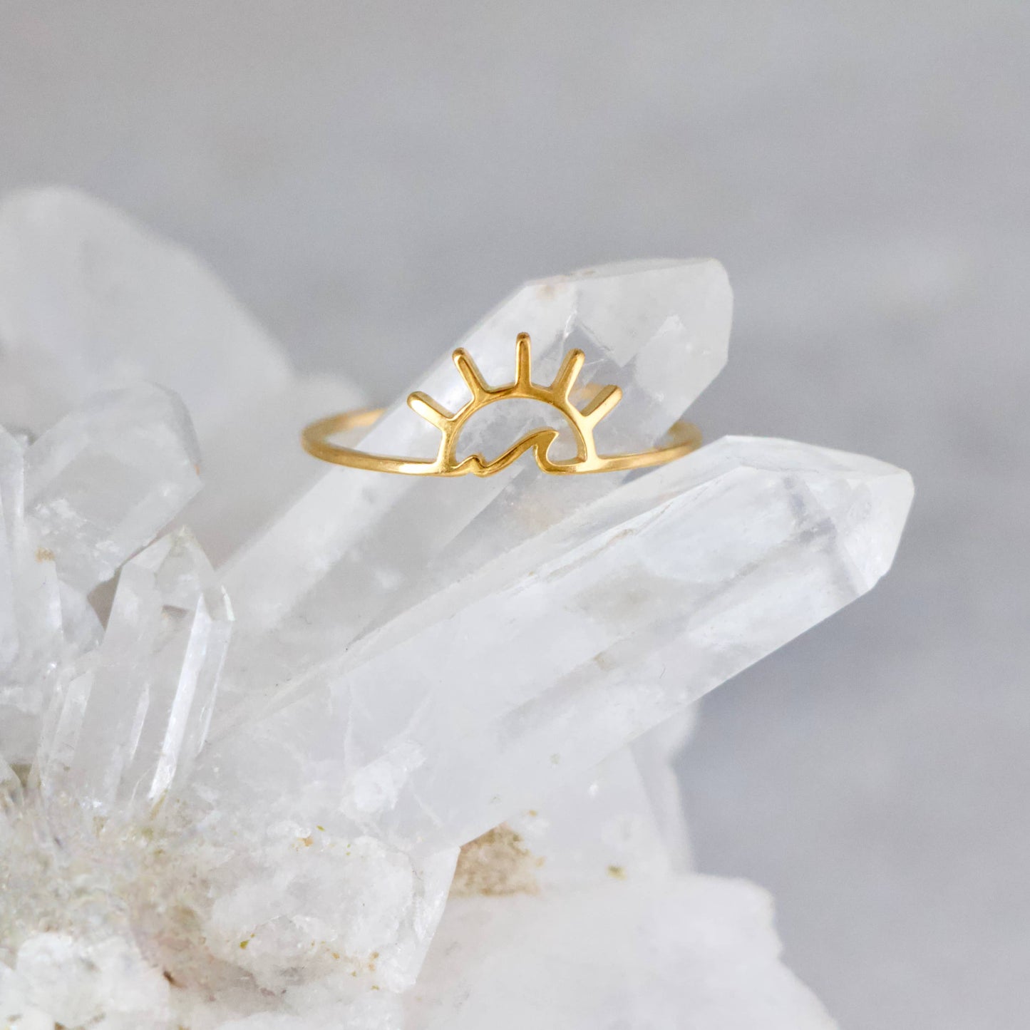 Ocean Sunset Ring -  Tarnish Free - Storm and Sky Shoppe