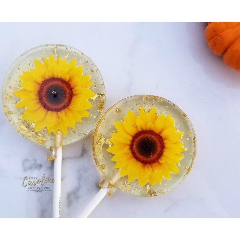 Sunflower Lollipops - Black Cherry Flavor - Storm and Sky Shoppe
