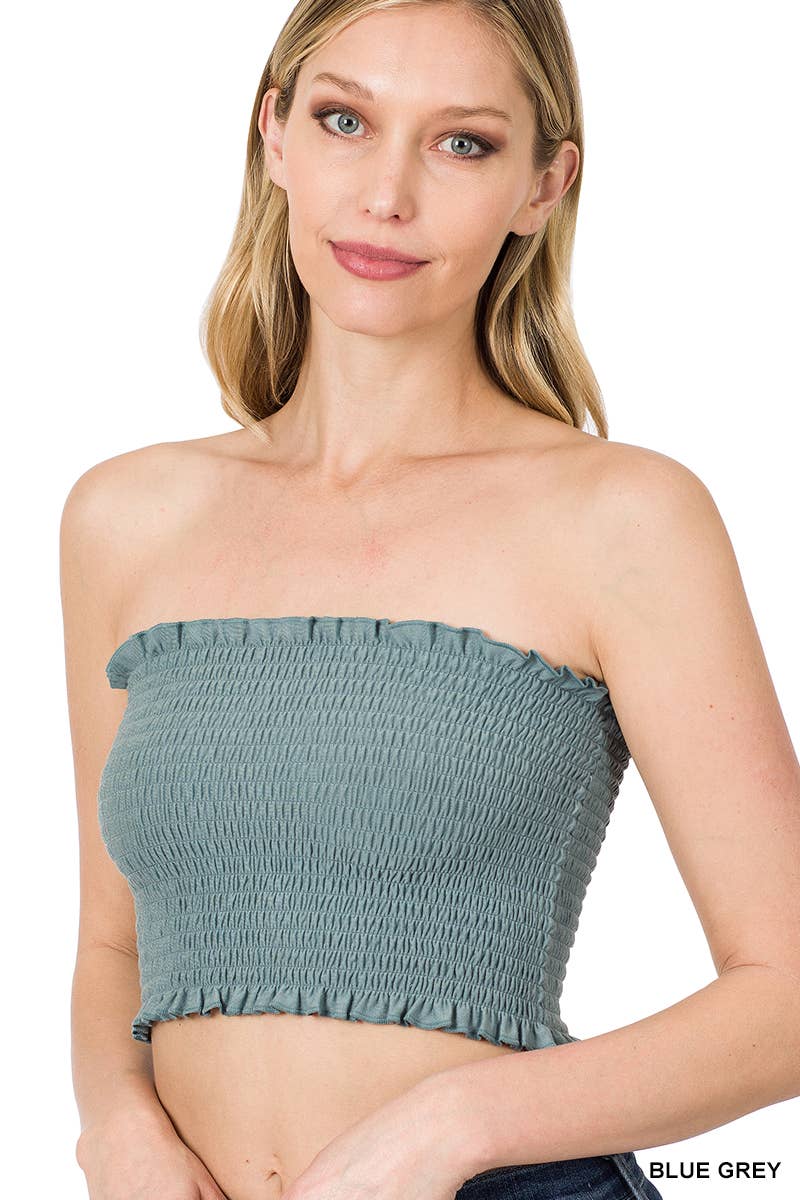 Smocked Tube Top - Storm and Sky Shoppe