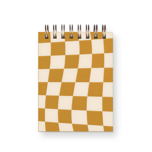 Checkerboard Mini Jotter Notebook - Storm and Sky Shoppe - Ruff House Print Shop