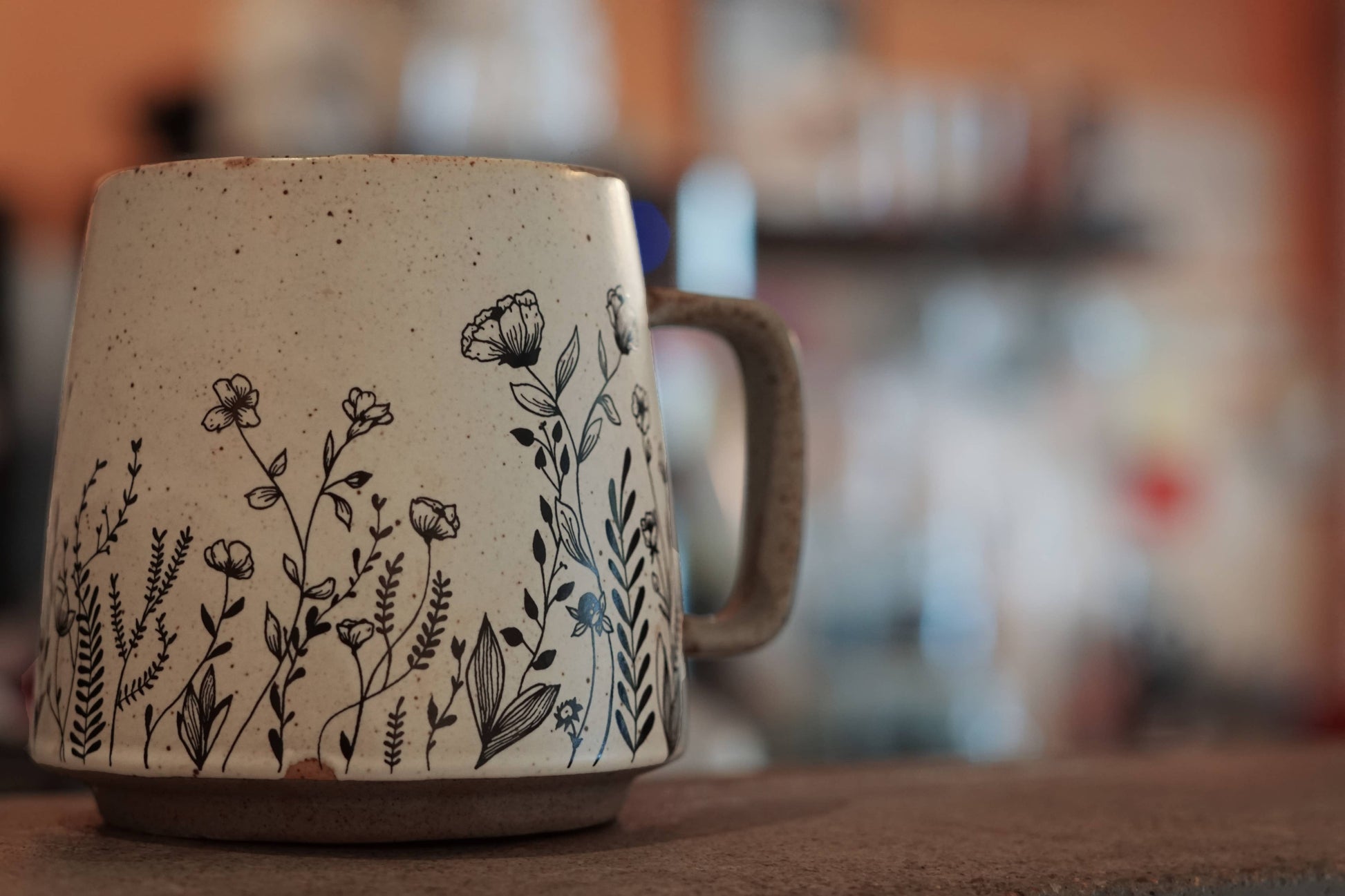 Flowers Stoneware Mug - Storm and Sky Shoppe - Artsy Em