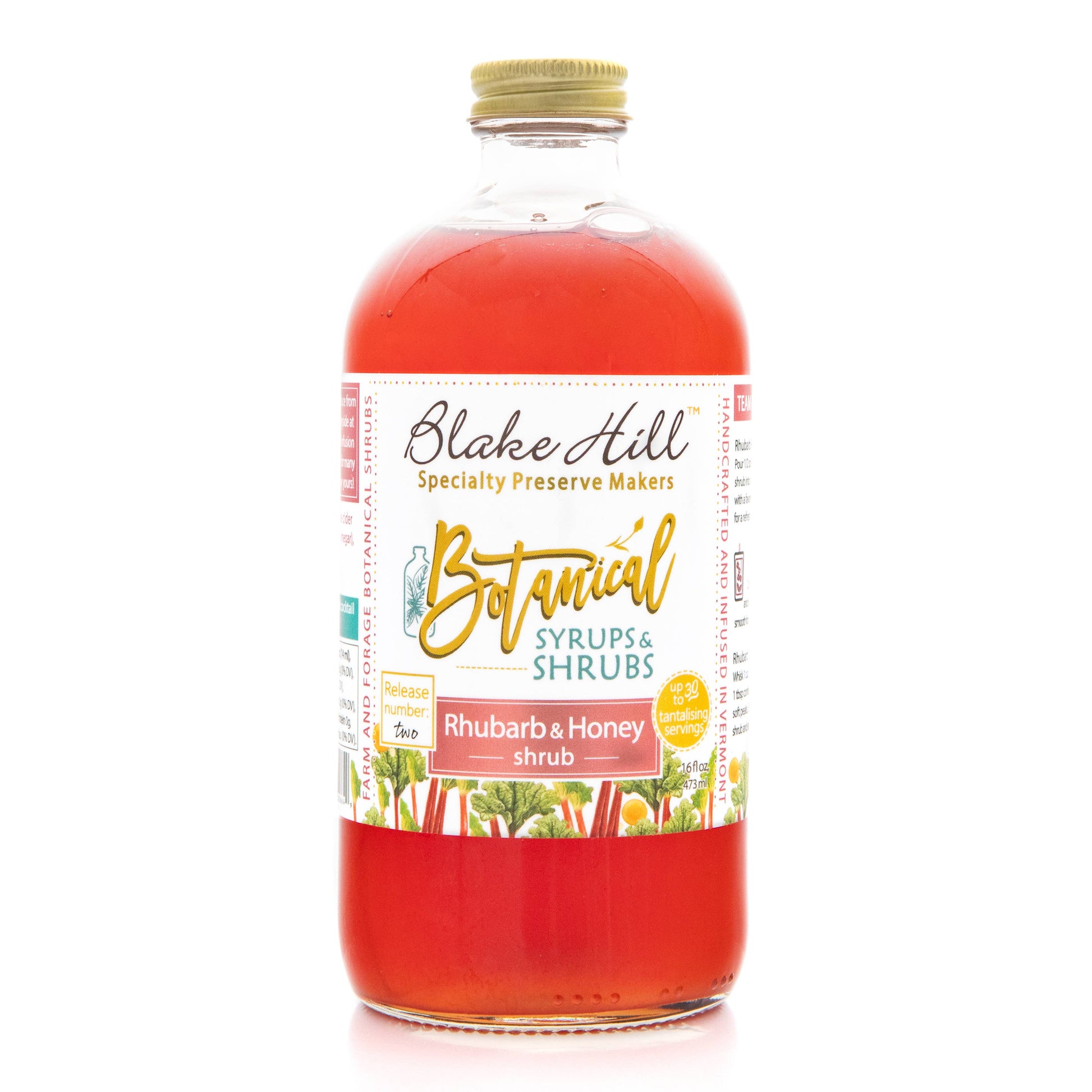 Rhubarb & Honey Shrub (8oz) - Storm and Sky Shoppe