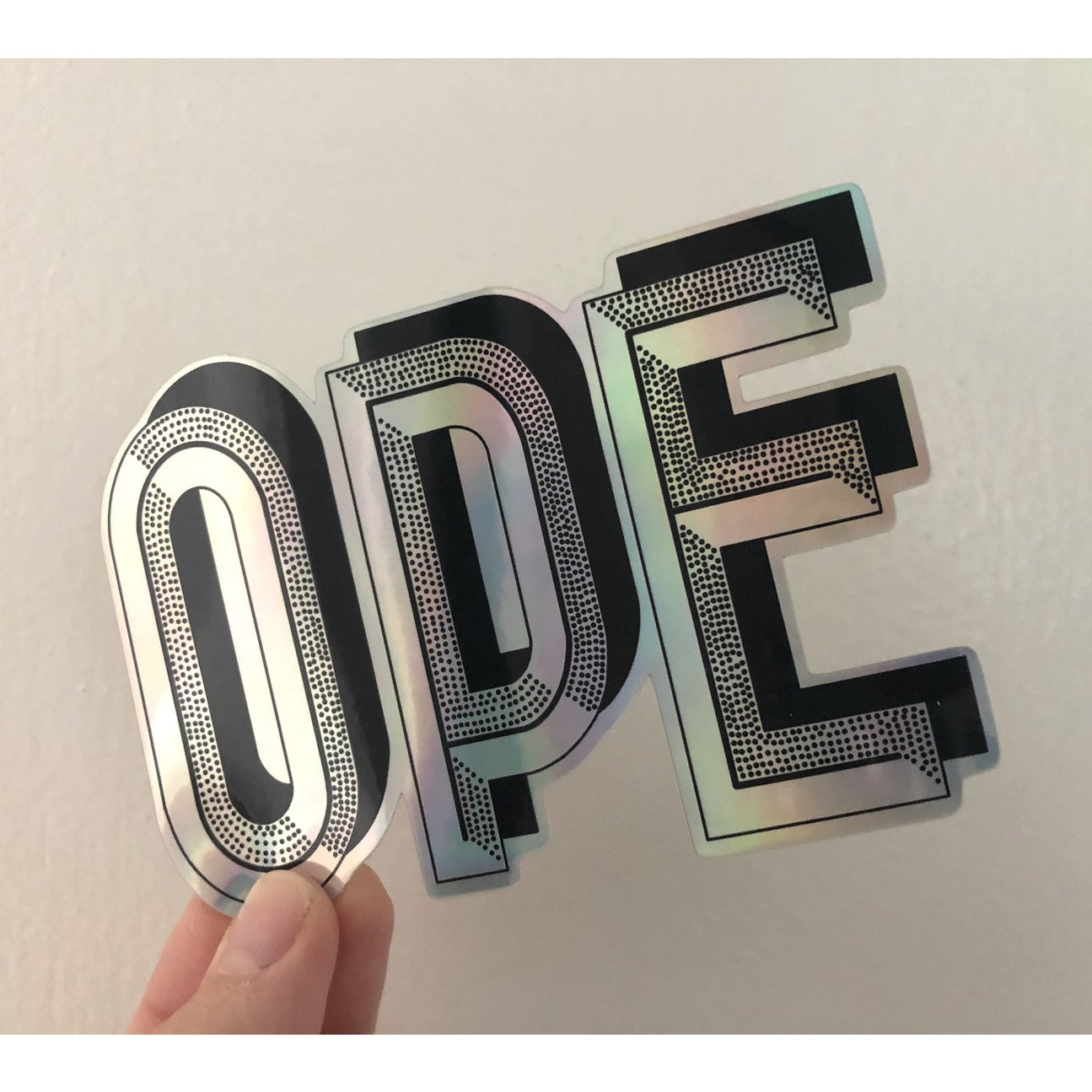 Ope Holographic Sticker - Storm and Sky Shoppe