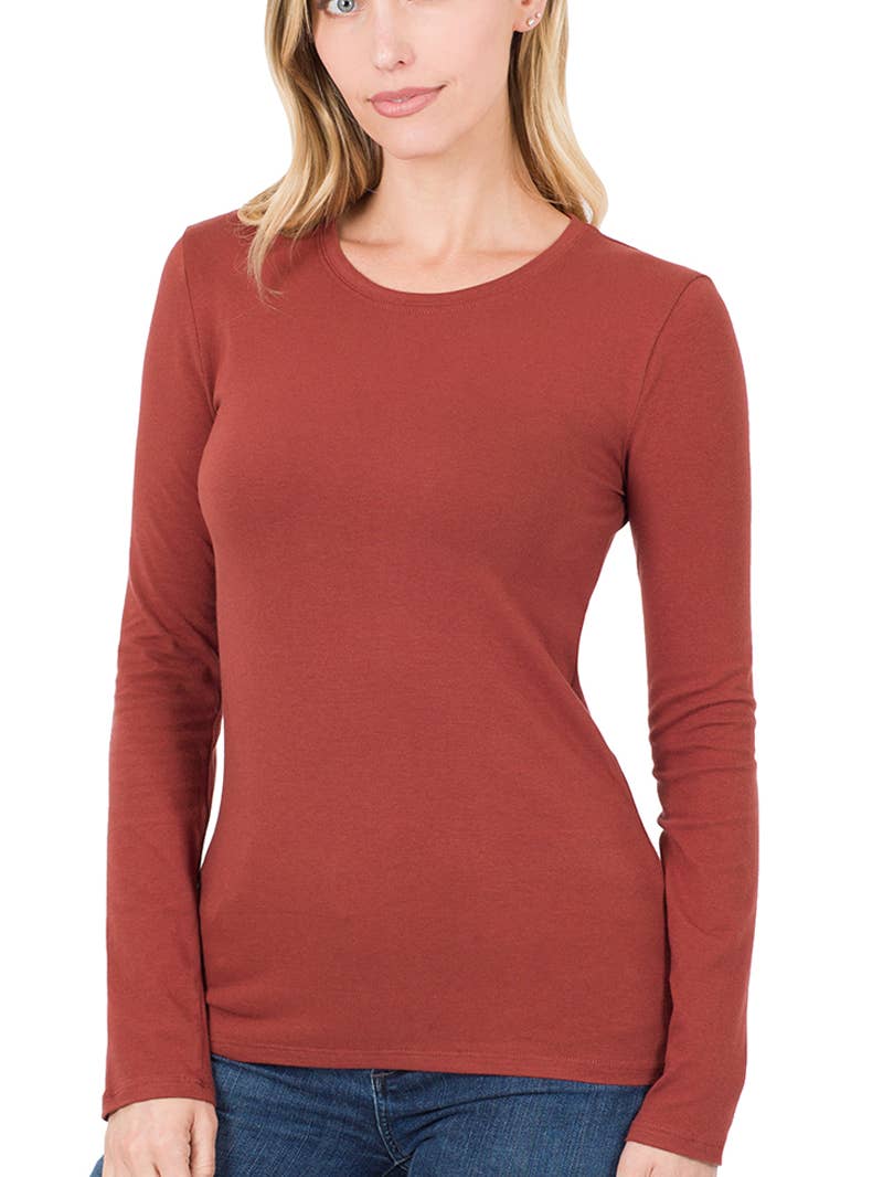 Fitted Round Neck Top - Storm and Sky Shoppe
