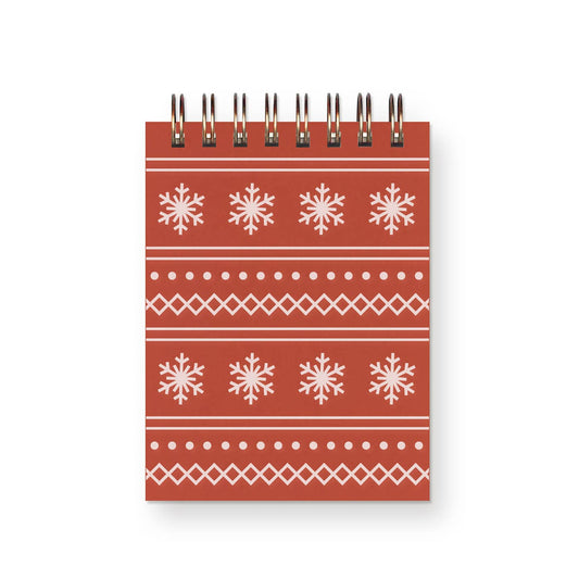 Christmas Sweater Mini Jotter Notebook - Storm and Sky Shoppe - Ruff House Print Shop