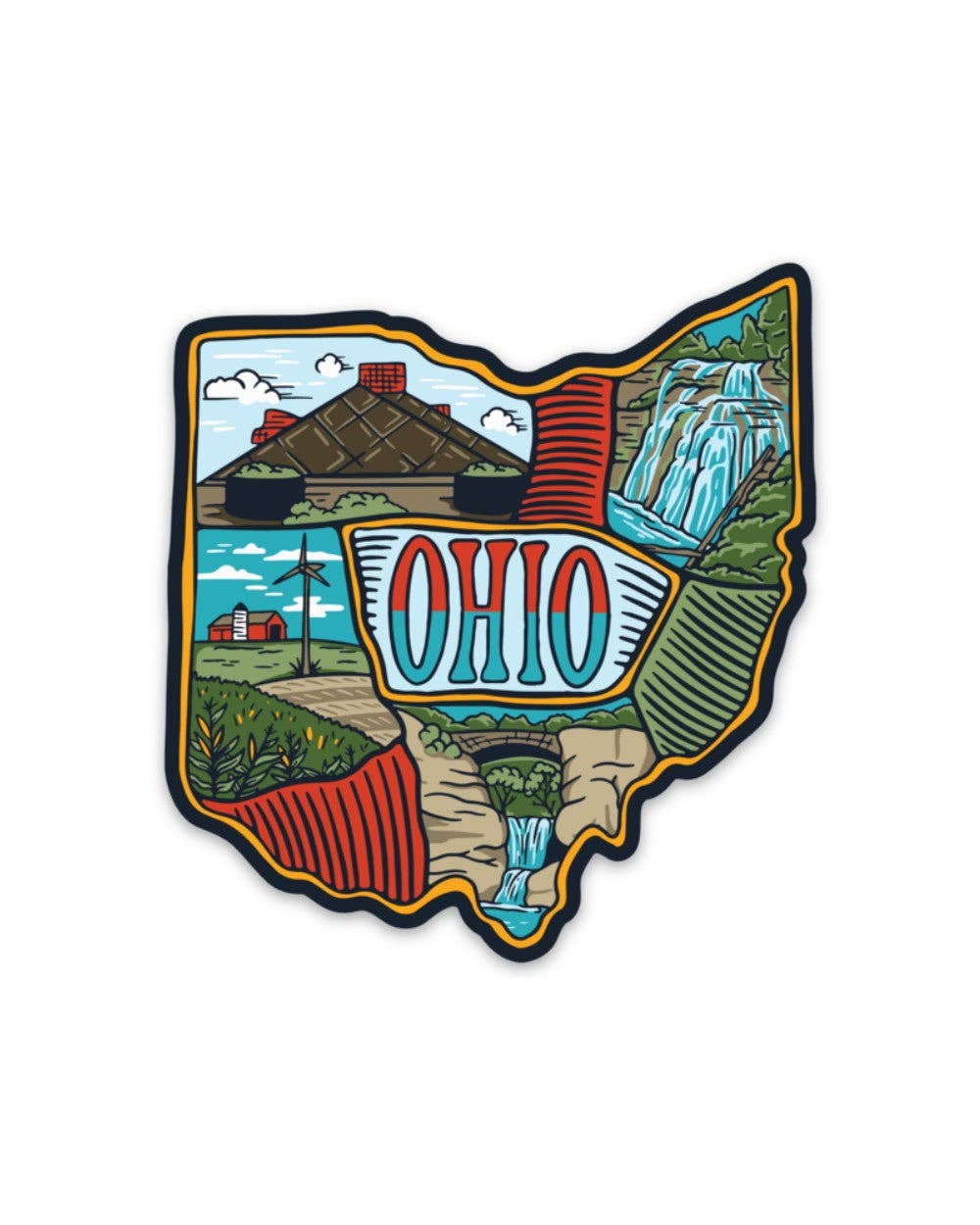 Ohio Love | Sticker - Storm and Sky Shoppe - Keep Nature Wild