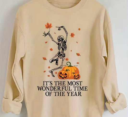 The Most Wonderful Time of The Year Halloween Sweatshirt - Storm and Sky Shoppe - Tomorrowland Threads