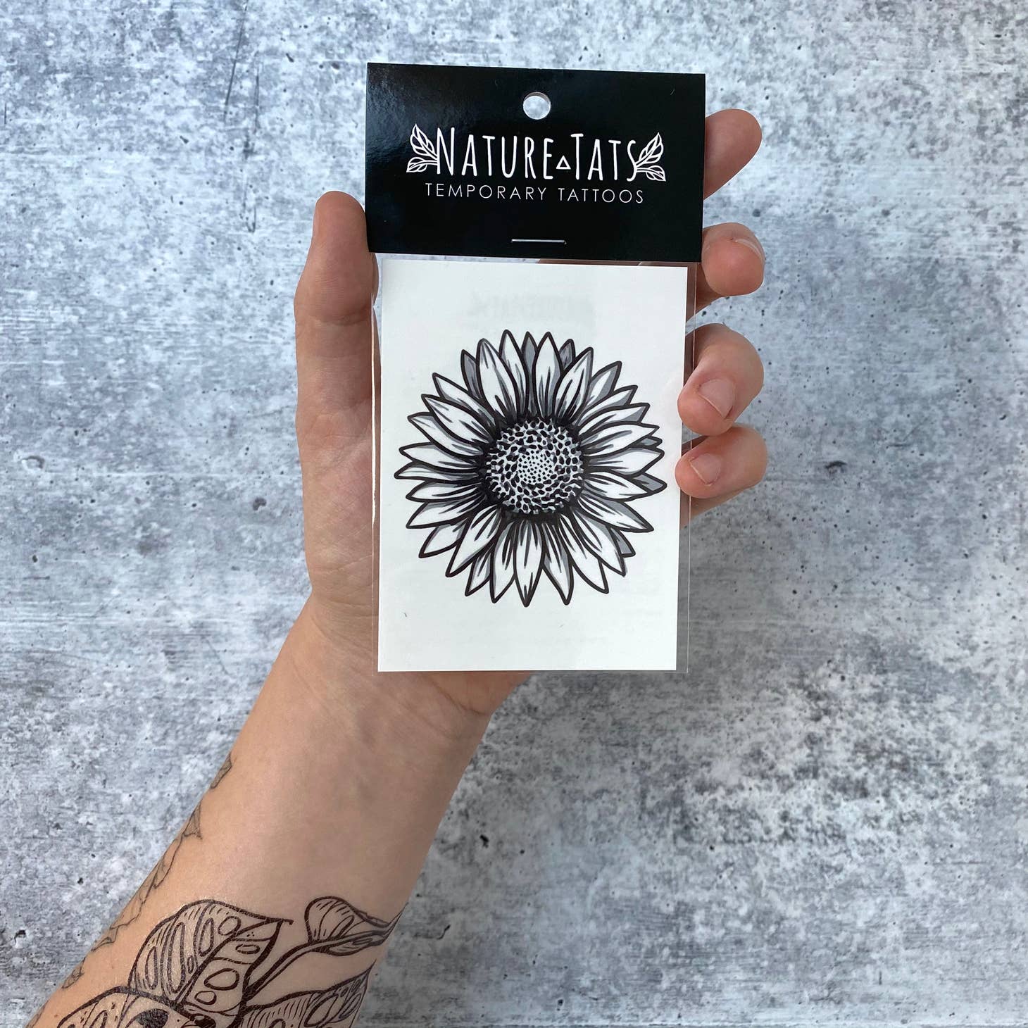 Sunflower Temporary Tattoo - Storm and Sky Shoppe