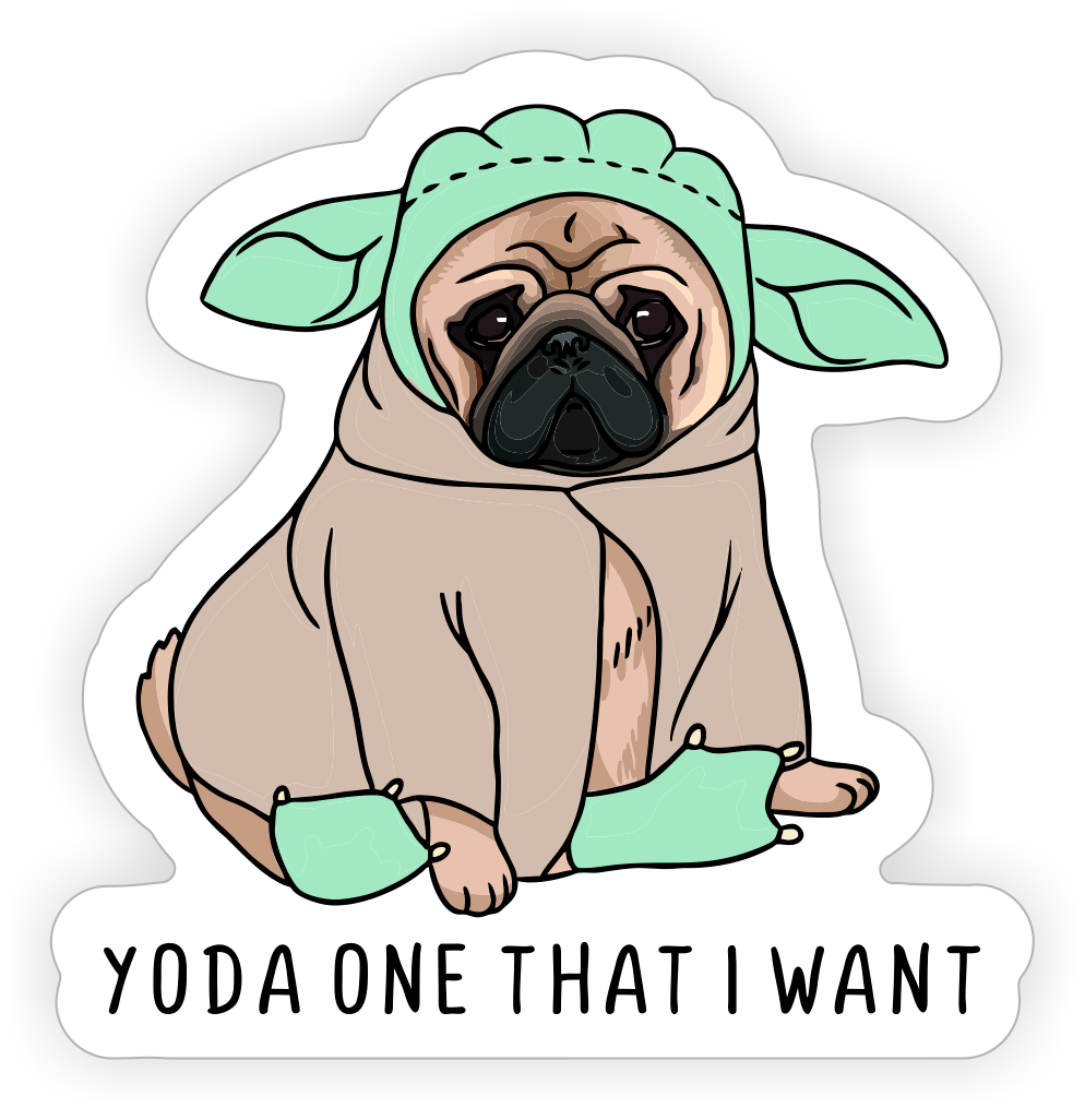 Yoda One That I Want Sticker / Decal - Storm and Sky Shoppe - Mad River
