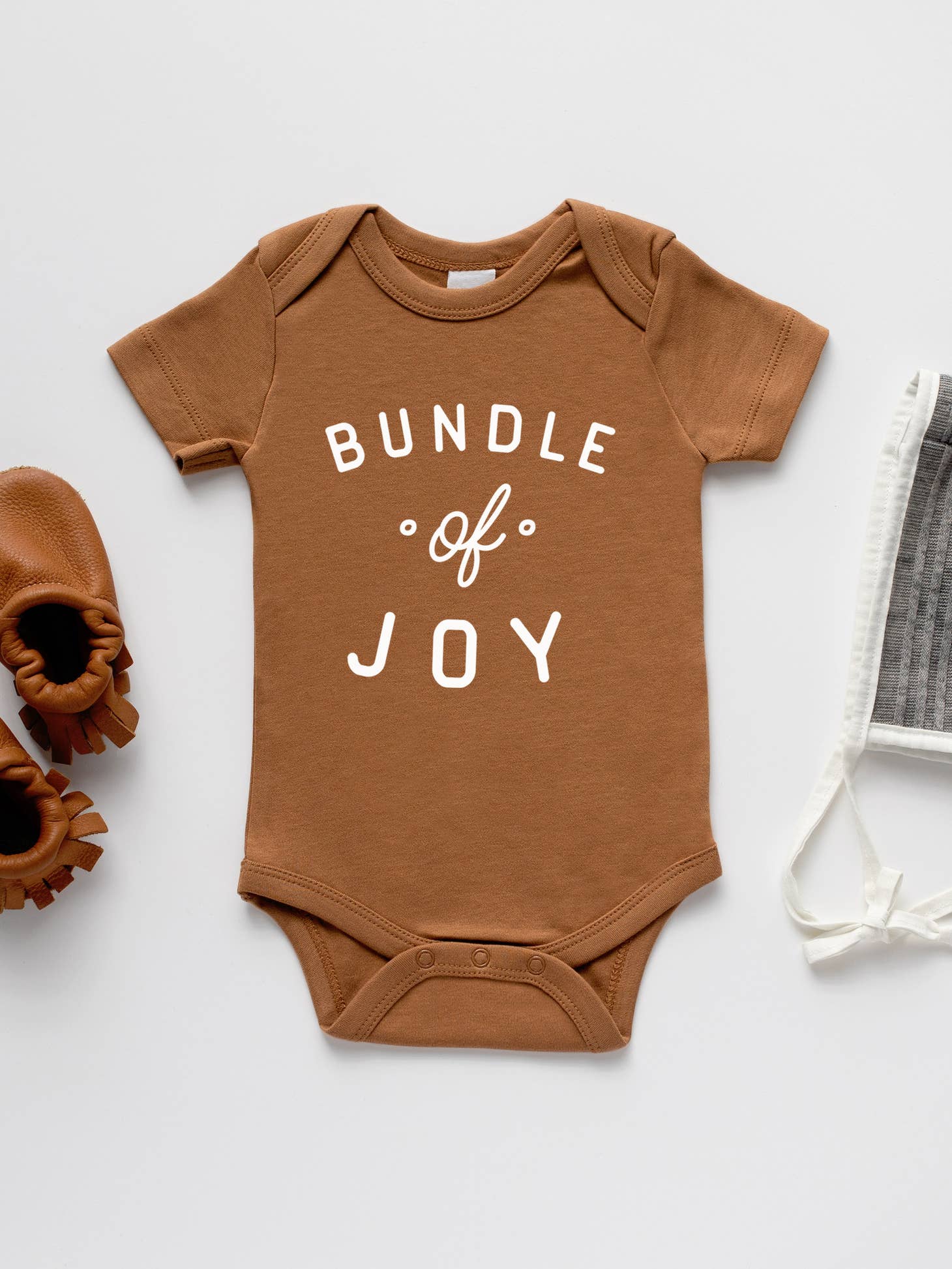 Camel Organic Bundle Of Joy Baby Bodysuit - Storm and Sky Shoppe