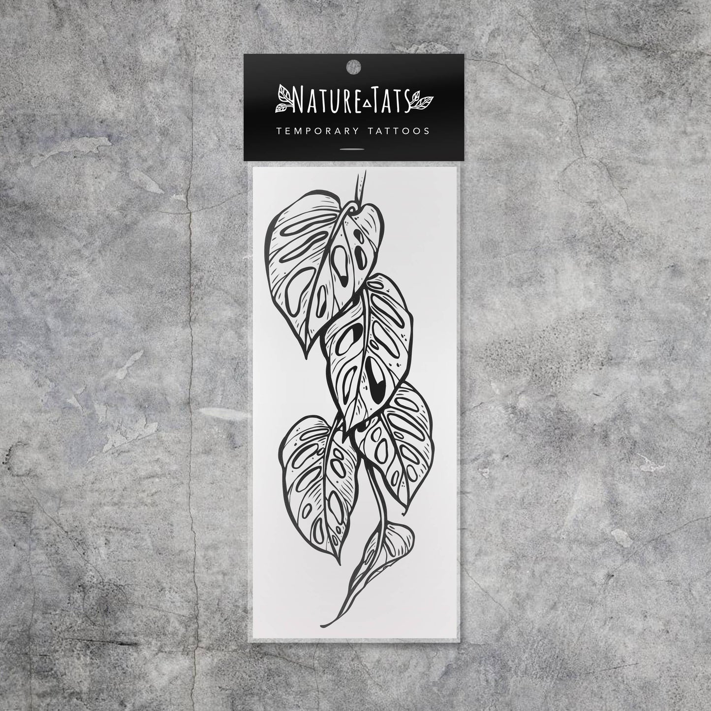 Monstera Vine Temporary Tattoo - Storm and Sky Shoppe