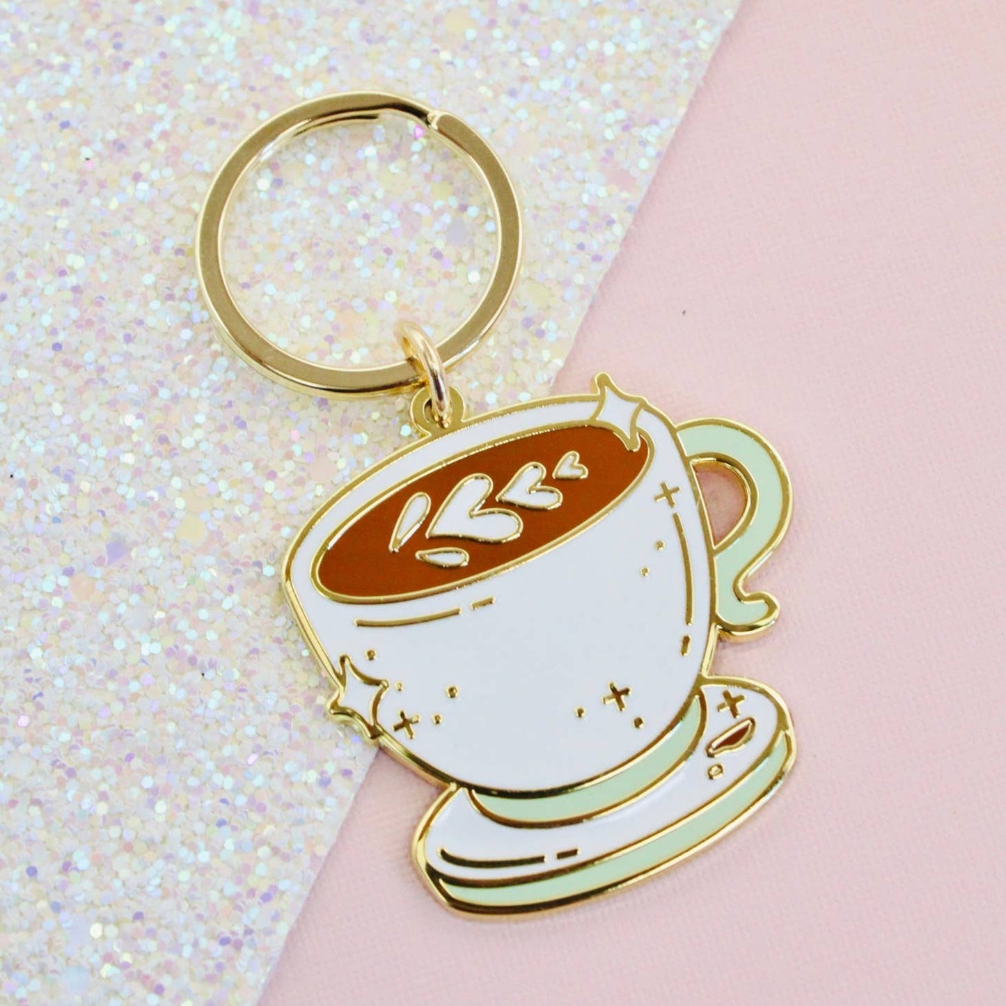 Latte of Love Keychain - Storm and Sky Shoppe