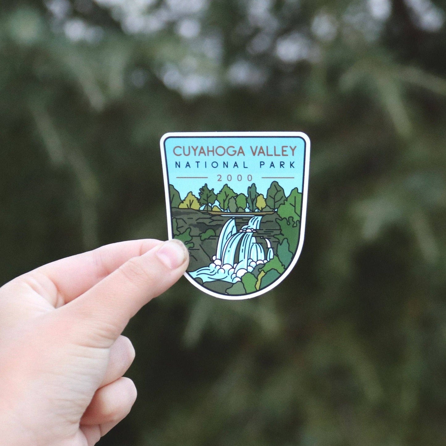 Cuyahoga Valley National Park - Vinyl Sticker - Storm and Sky Shoppe - Squatchy