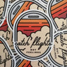 Catch Flights Not Feelings Sticker