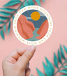 Faith Can Move Mountains Sticker