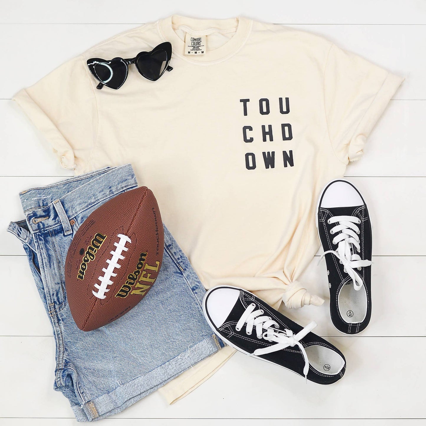 Touchdown Pocket Game Day Graphic Shirt, Football T-shirt - Storm and Sky Shoppe - Mugsby