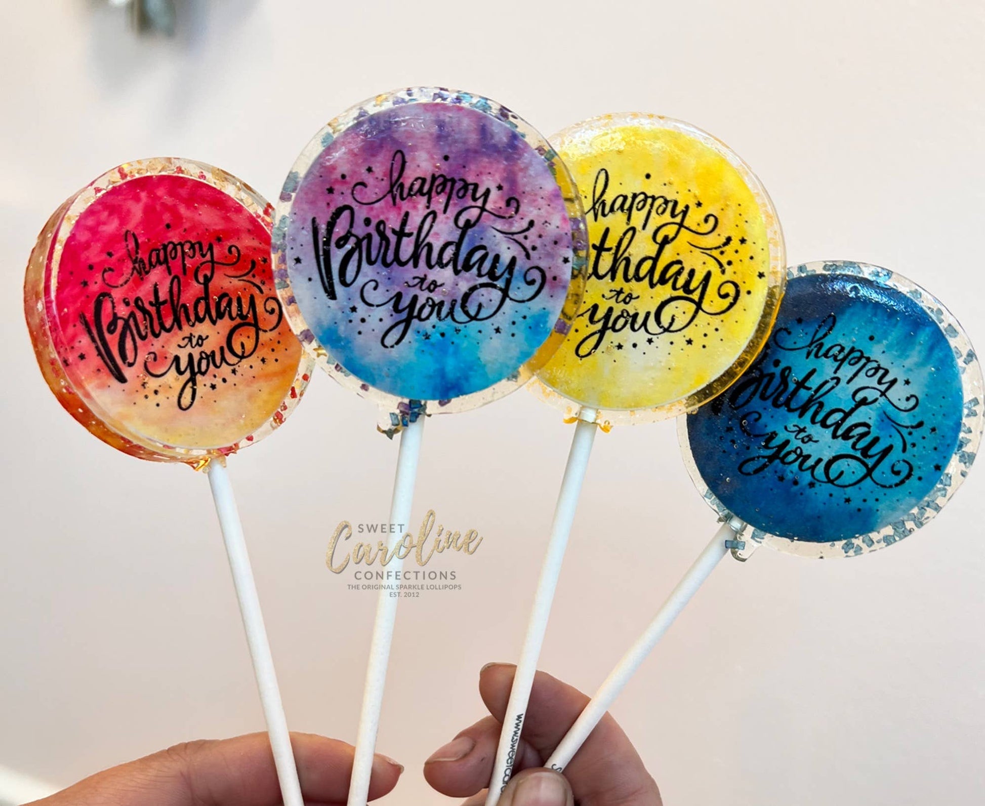 Birthday Lollipop Collection -Birthday Cake Flavor - 10/Set - Storm and Sky Shoppe