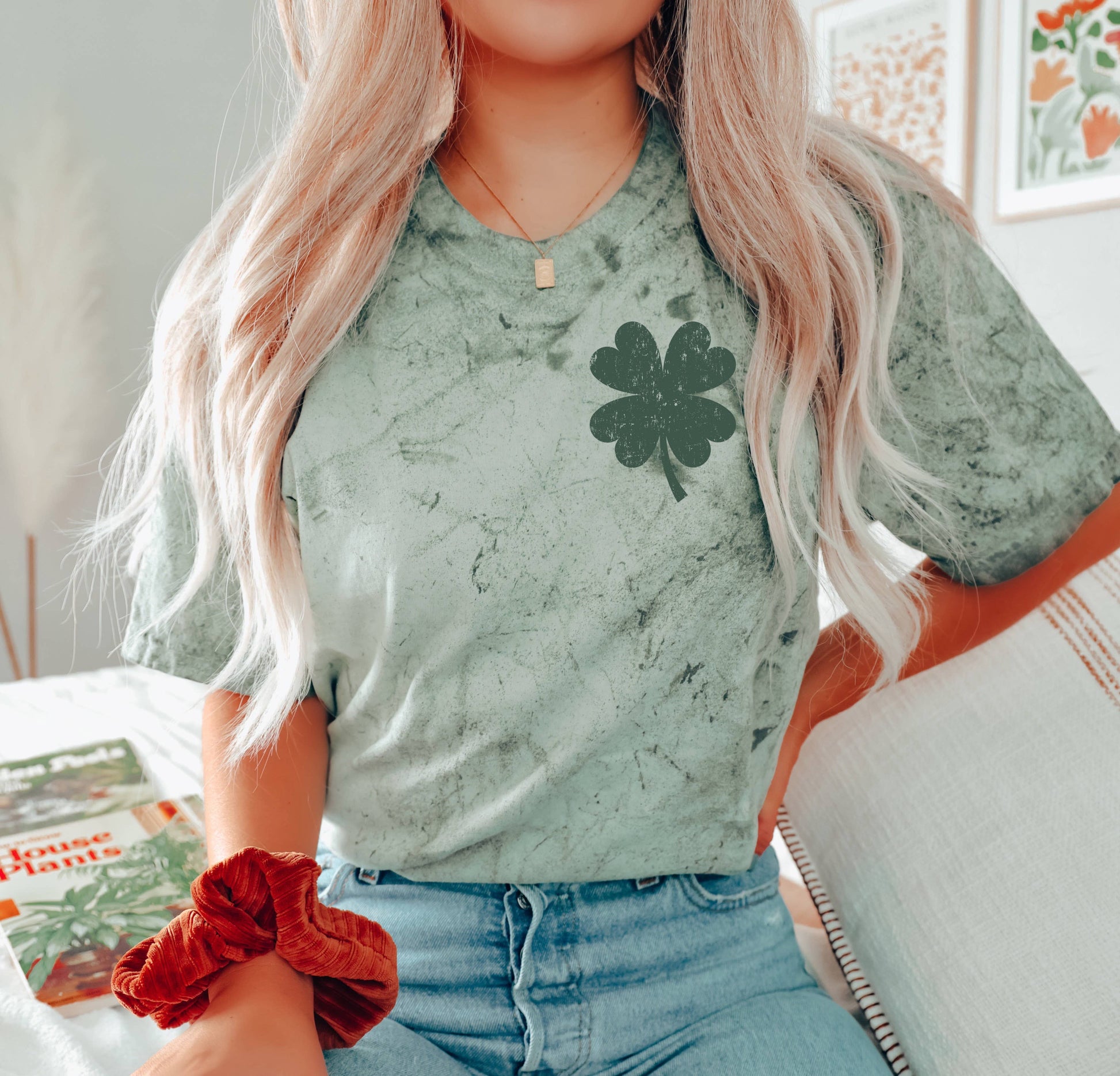 Clover Pocket Tee St. Patricks' Day Shirt, St Patrick: 2X-Large - Storm and Sky Shoppe