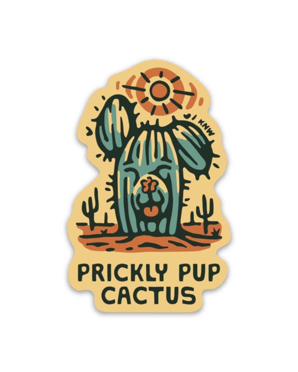 Prickly Pup Cactus | Sticker - Storm and Sky Shoppe - Keep Nature Wild