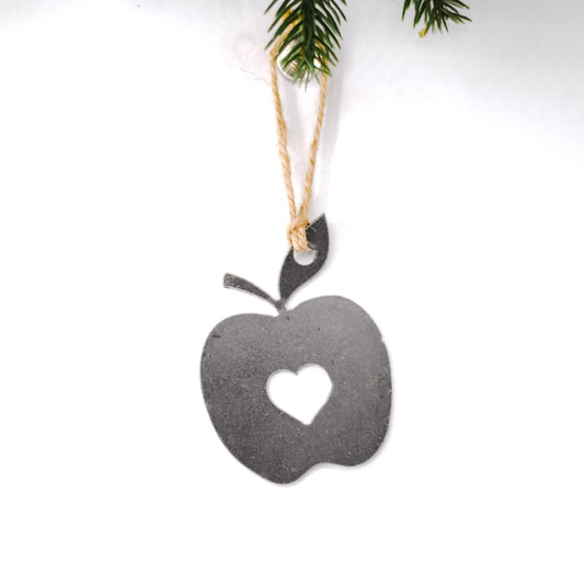 Apple Heart Ornament - Storm and Sky Shoppe