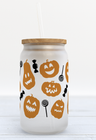 Halloween Pumpkin Glass