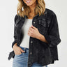 Colorful Corduroy Distressed Jacket