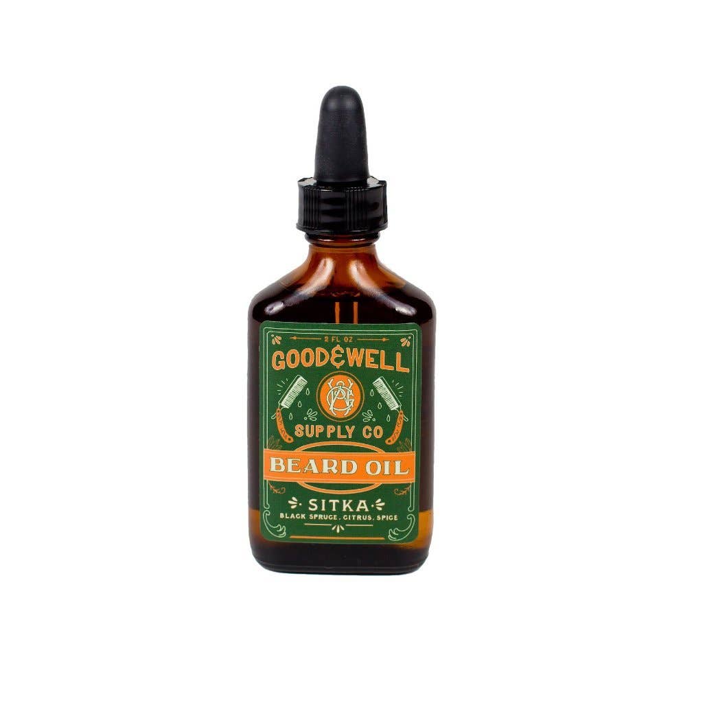 Sitka Men's Beard Grooming Oil - Storm and Sky Shoppe - Good & Well Supply Co.