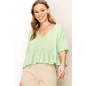 Dear Lover Peplum Top