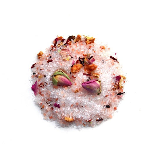 Grapefruit Rose Bath Soak with Pink Himalayan Salt - Storm And Sky