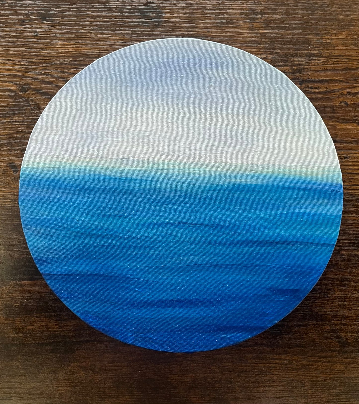 Round Canvas Painting - Storm and Sky Shoppe